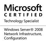Zertifikat Microsoft MCTS